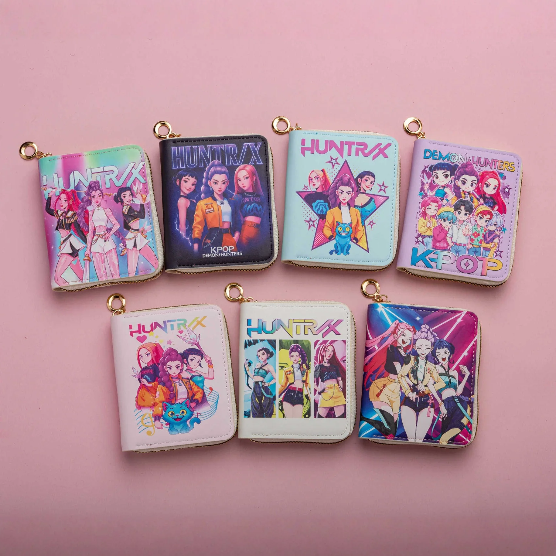 Novelty Gifts - かわいい魔女狩りの財布、PU素材の短いコインケース、コインパック、カードパック、持ち運び可能なかわいい小物入れ、クリスマスギフト、プレゼント。