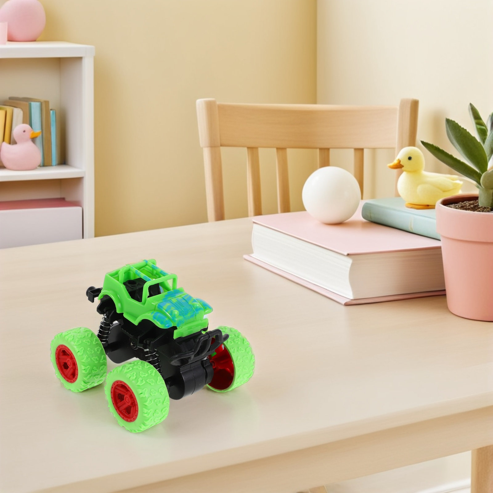 6個入り、慣性で動くオフロード車両、四輪駆動、プラスチック製 - Party Supplies のレビューと価格