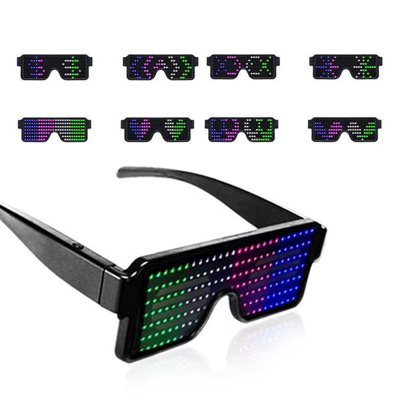 LEDメガネ 光る ダイナミック パーティーグッズ メガネ  - Glow In The Dark Party Glasses のレビューと価格