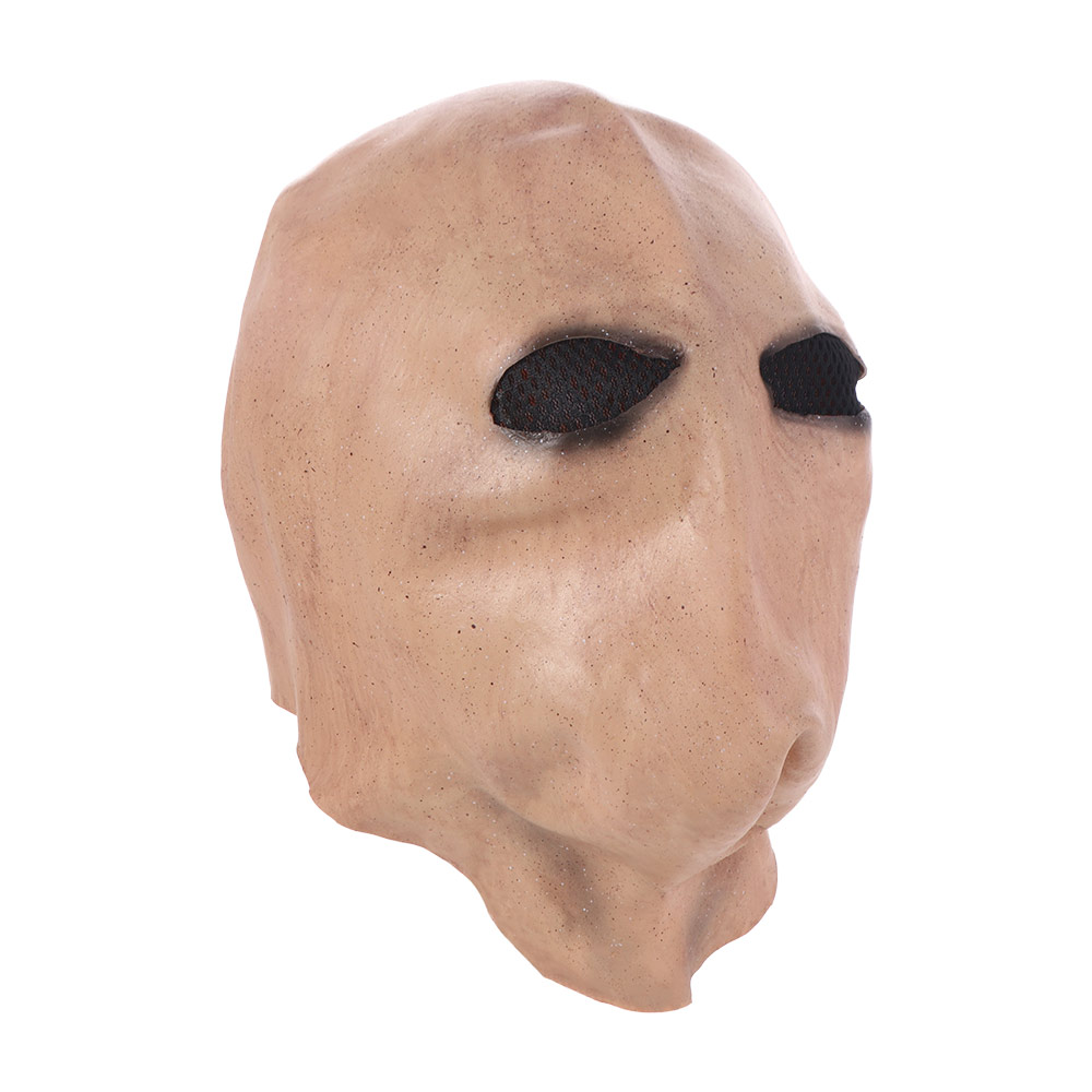顔のない男のハロウィーン用スレンダーマンマスク。リアルな外星 - Latex Alien Mask Realistic のレビューと価格
