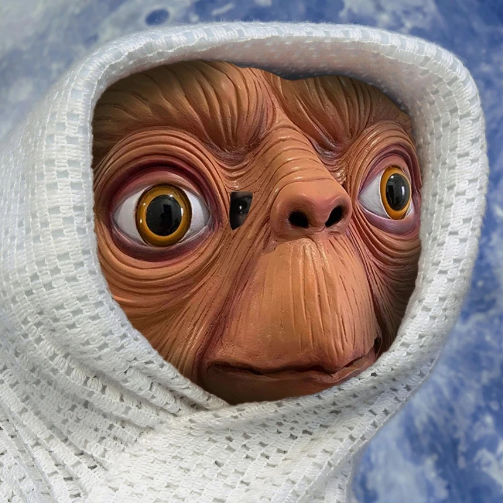 エイリアンのコスプレ、不気味な外星人、全身を覆うマスク、ハロ - Latex Alien Mask Realistic のレビューと価格