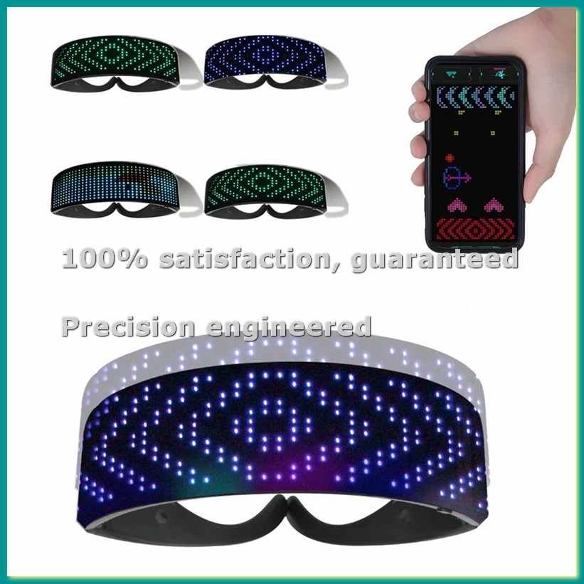DIY シャイニング電子未来型アイウェア暗闇で光る Blue - Glow In The Dark Party Glasses のレビューと価格